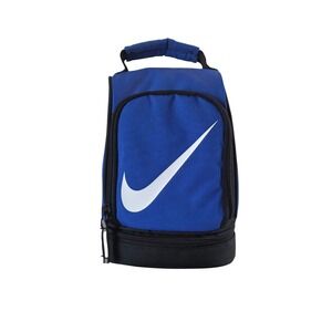 Nike Fuel Pack Insulated Lunch Bag Blue Black Dual Compartment 9A2546-U89